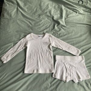 Petit Bateau Pajama Set Kids t shirt and boxers set